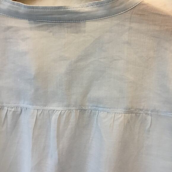 LOFT Light Blue Button Up Shirt - Picture 9 of 11